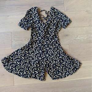 Vintage Floral Romper